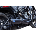 S&S CYCLE 550-1106 2-into-1 Qualifier Exhaust System - Race Only - Black 1800-2685